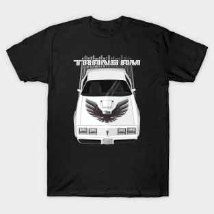 Firebird Trans Am 79-81 - white and black T-Shirt